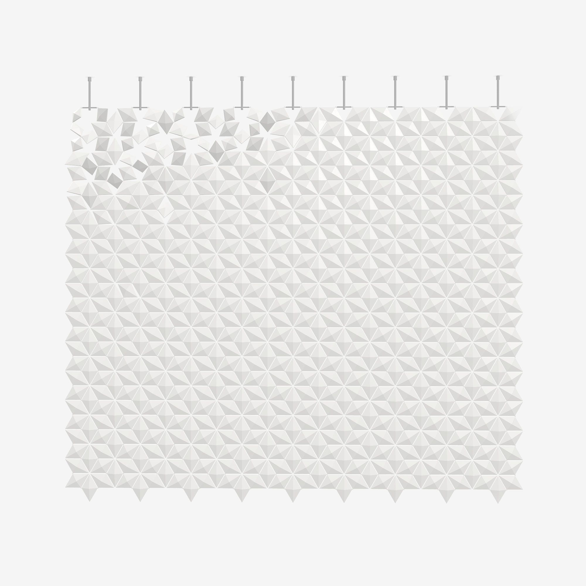 Подвесная перегородка bloomming FACET 306x265cm bianco ARCH-00131592 - Вид №1