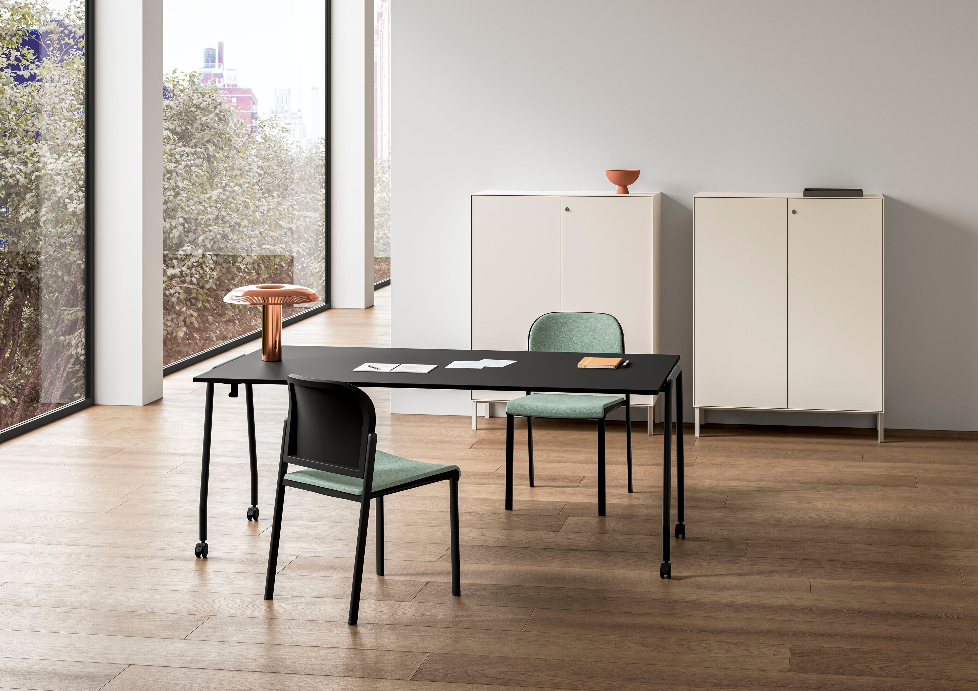 Деревянный стол на колесах IBEBI Boss ARCH-00049580 - Вид №1