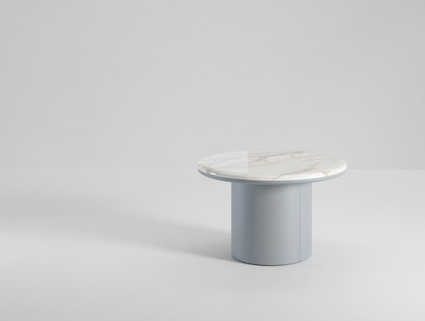 Gemini Round Minor Кофейный столик с мраморной столешницей Standard Secolo 