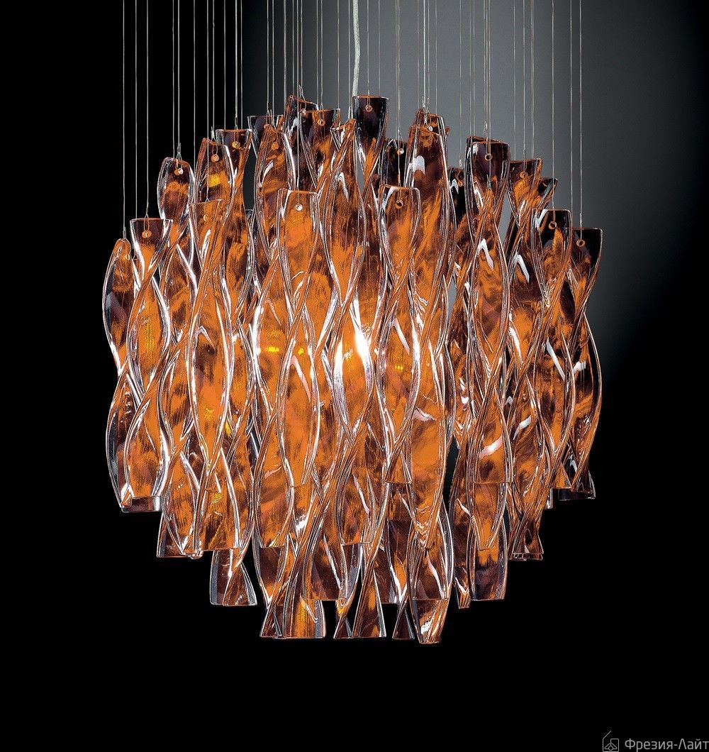 Люстра подвесная оранжевая Axo Light Sosp.Aura 60 61036