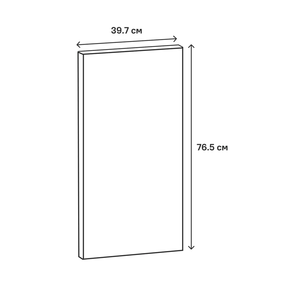 Фасад кухонный DELINIA ID Касли 39.7×76.5 см в цвете светлое дерево 86880989 STLM-1522086 - Вид №13