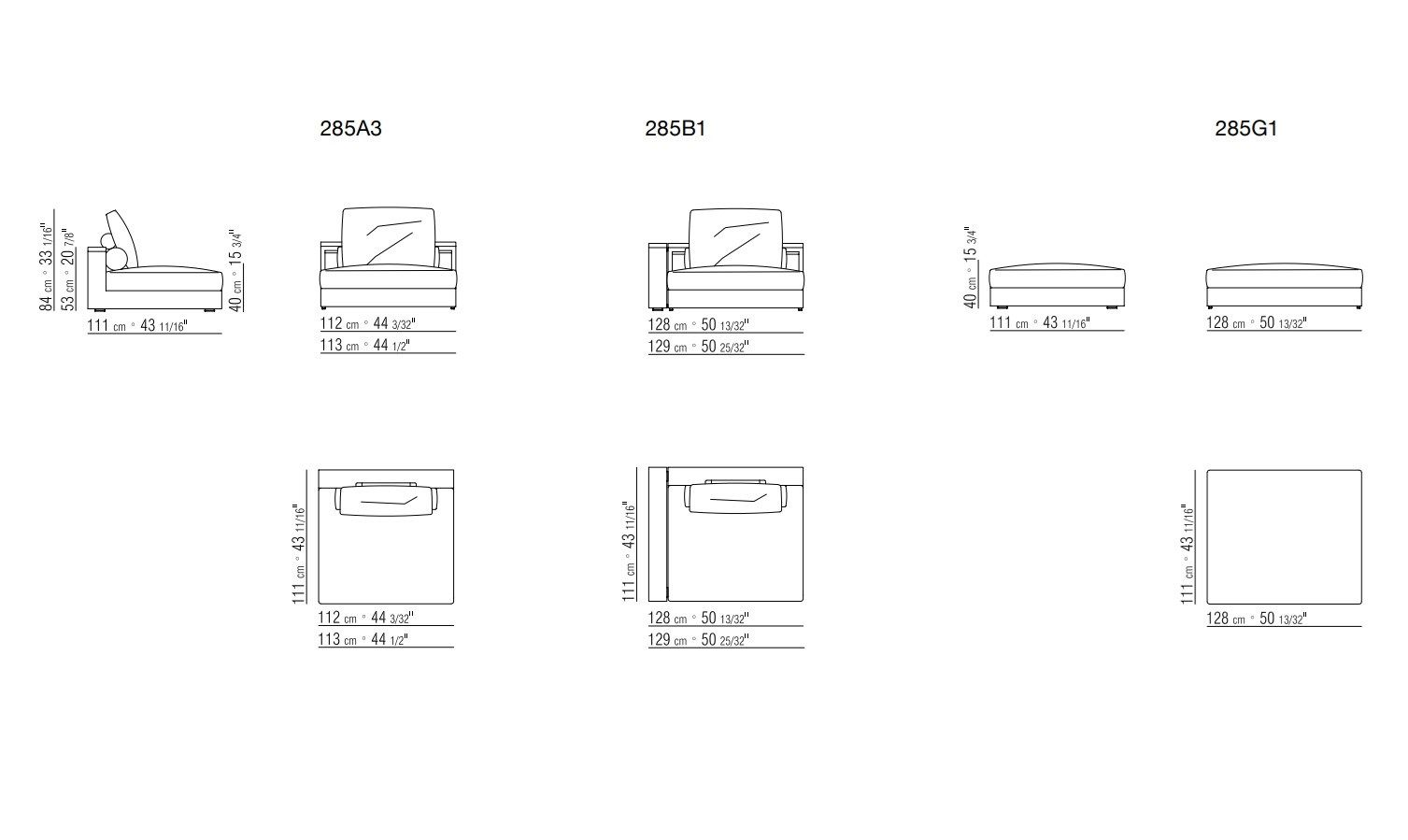 Ткань сад диван Flexform Freeport ARCH-00009157 - Вид №2