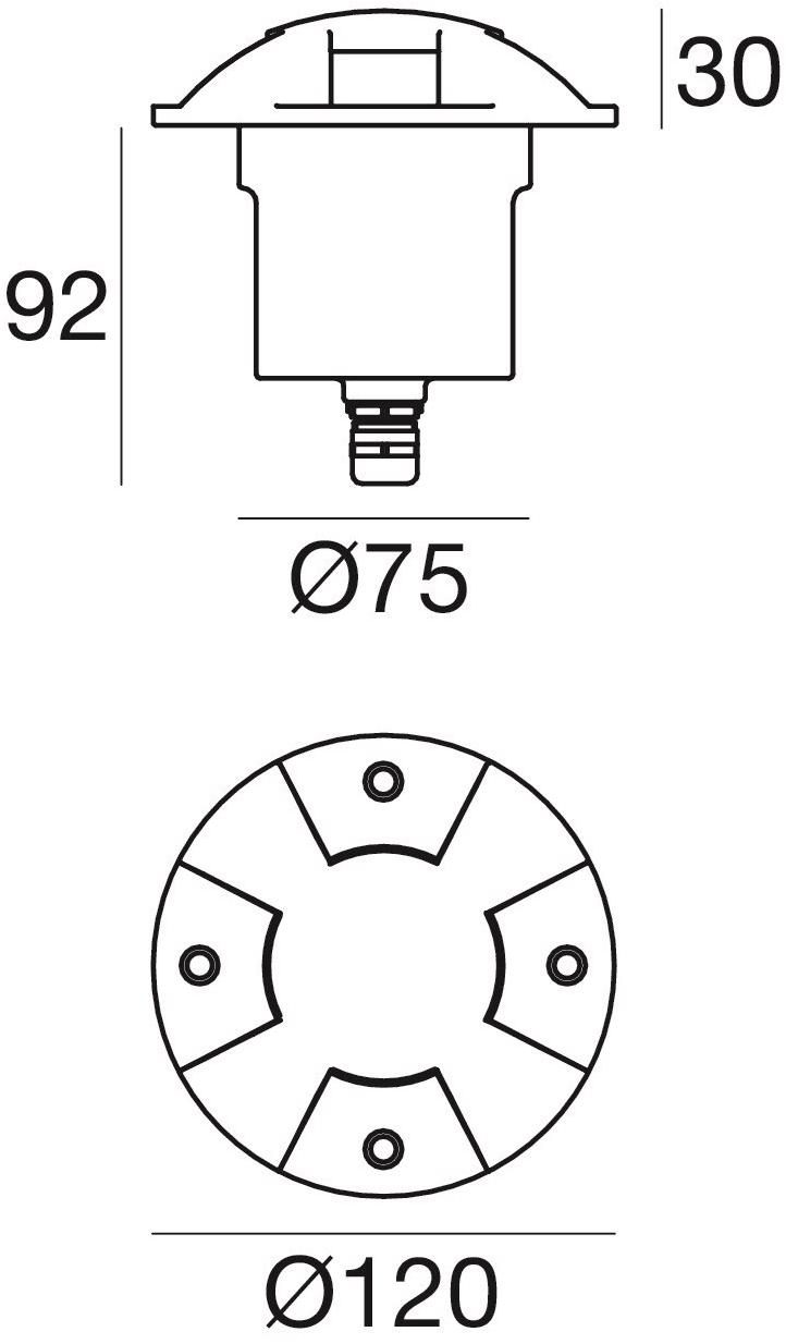 Linea Light Group Ступень светодиодная напольная из нержавеющей стали sun-id-1436054 - Вид №4