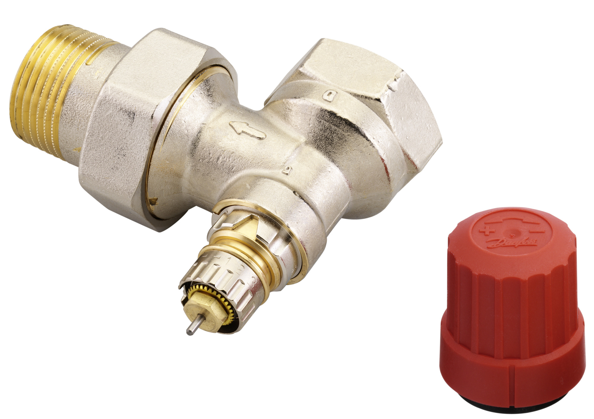 Danfoss Клапан RTR-N/RA-N для двухтрубной системы отопления Клапан RA-N 15 угл., наружн. резьба 013G4201  - Вид №2