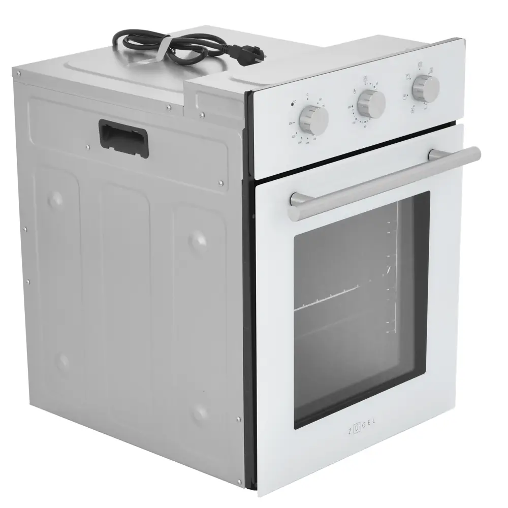 Встраиваемый духовой шкаф Zugel ZOE604W 45x59.5x60 см конвекция цвет белый 89453984 STLM-2110129  - Вид №3