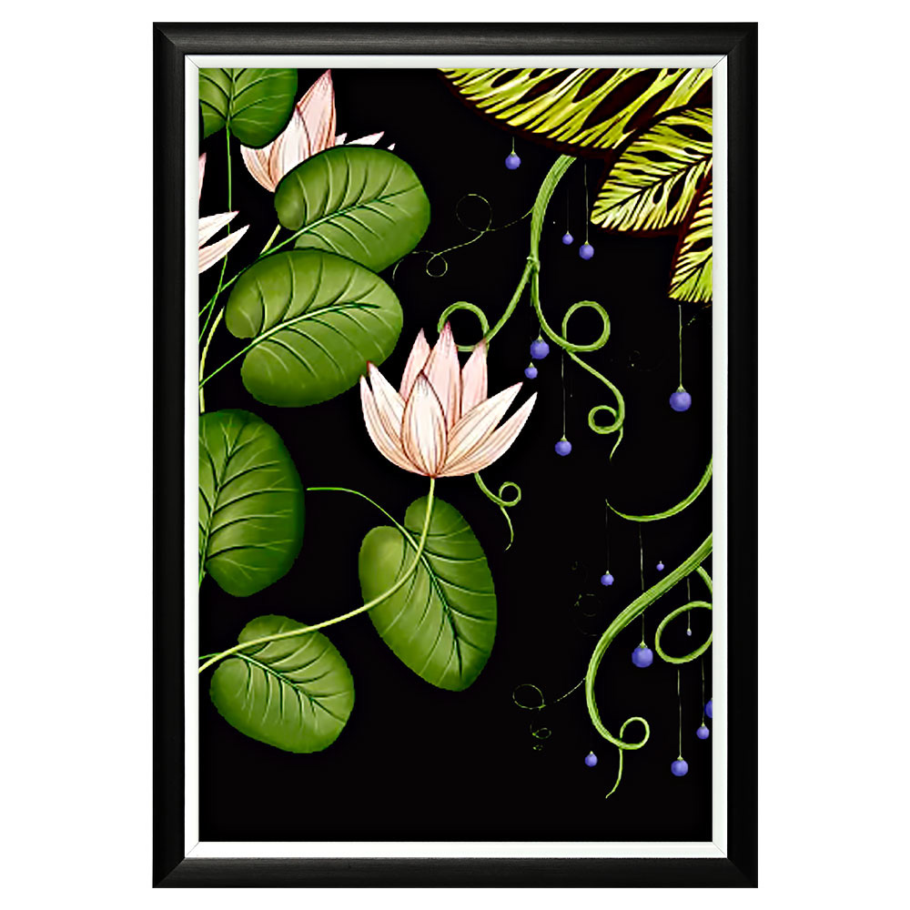 896518632_1818 Арт-постер "Яркое цветение / Ночь" Object Desire 