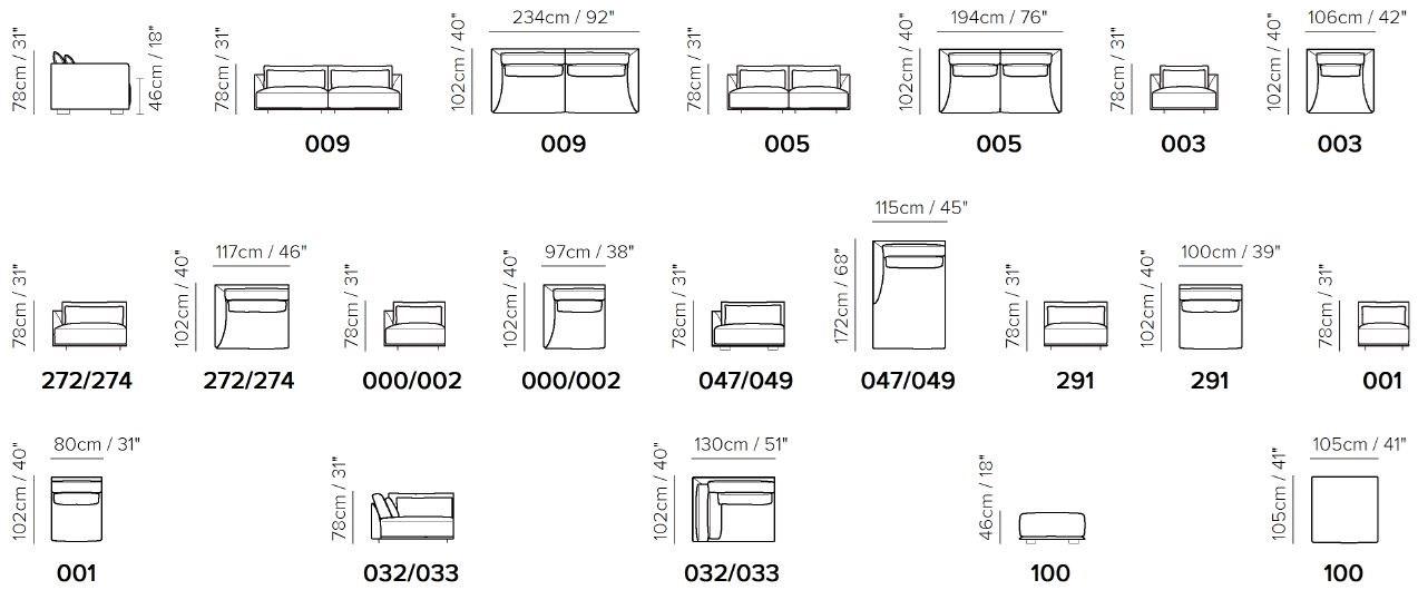 Natuzzi Секционный кожаный диван sun-id-1483018 - Вид №1