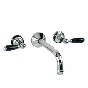 Traditional bathrooms БРАЙТОН смеситель для умывальника на 3 отверстия Tb440.514bl.bn