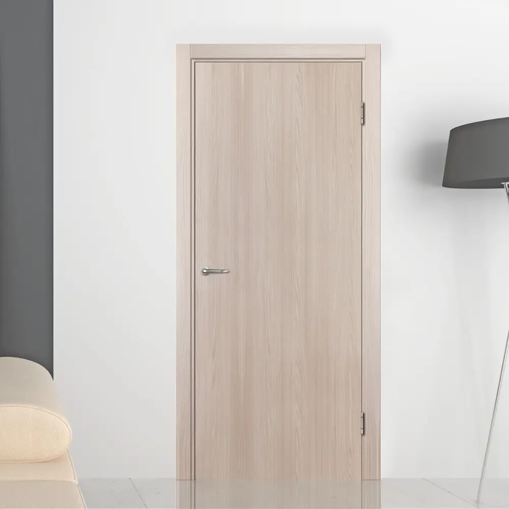 Дверь межкомнатная глухая Мирра 90x200 см Hardflex цвет ясень бора с замком и петлями 85546843 STLM-2133624 МАРИО РИОЛИ  - Вид №6