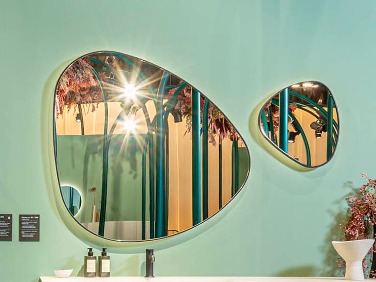 Зеркало со встроенным освещением для ванной комнаты Arbi Arredobagno SASSO ARCH-00096204 - Вид №1