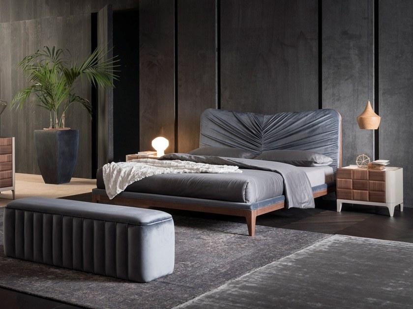 Dall'Agnese Двуспальная кровать из бархата Dama sun-id-1349891 - Вид №1