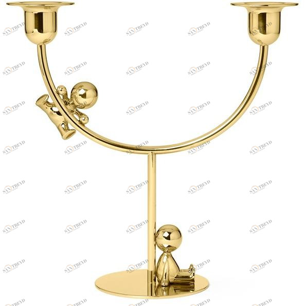 GHIDINI1961 Подсвечник из латуни Omini Sg606pb111