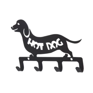 Крючок четырёхрожковый DuckandDog «Hot dog», сталь, матовый чёрный