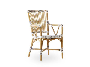 Стул из ротанга и ArtFibre® с подлокотниками
