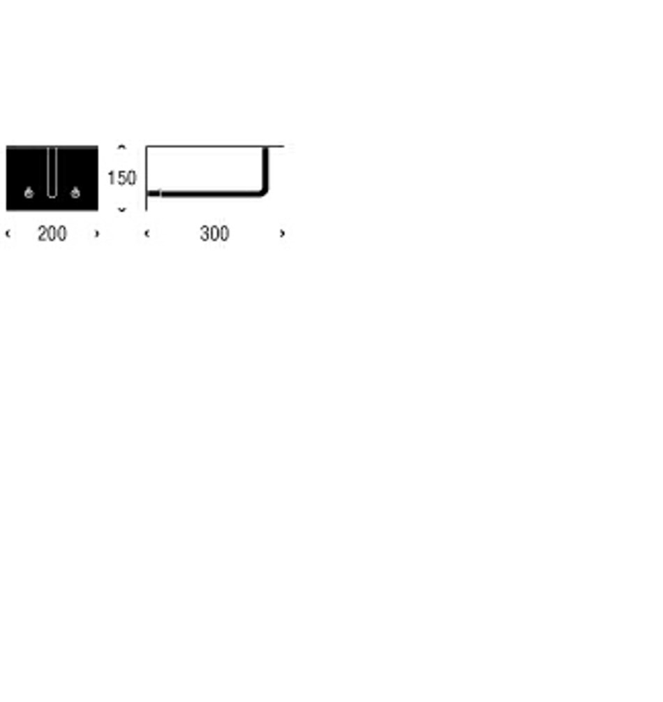 FROST Вешалка для верхней одежды UNU 200 » черный / золотой Алюминий / нержавеющая сталь Черное золото U4016-GB  - Вид №3