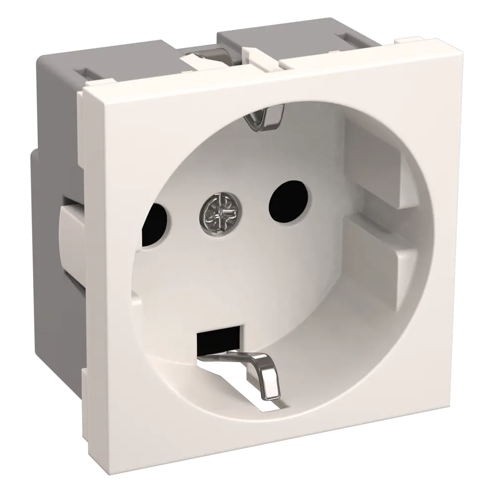 Розетка IEK РКС-20-30-П-К на 2 модуля, цвет белый STLM-2179414