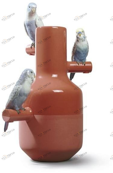 Lladró Фарфоровая ваза The parrot party 01007846