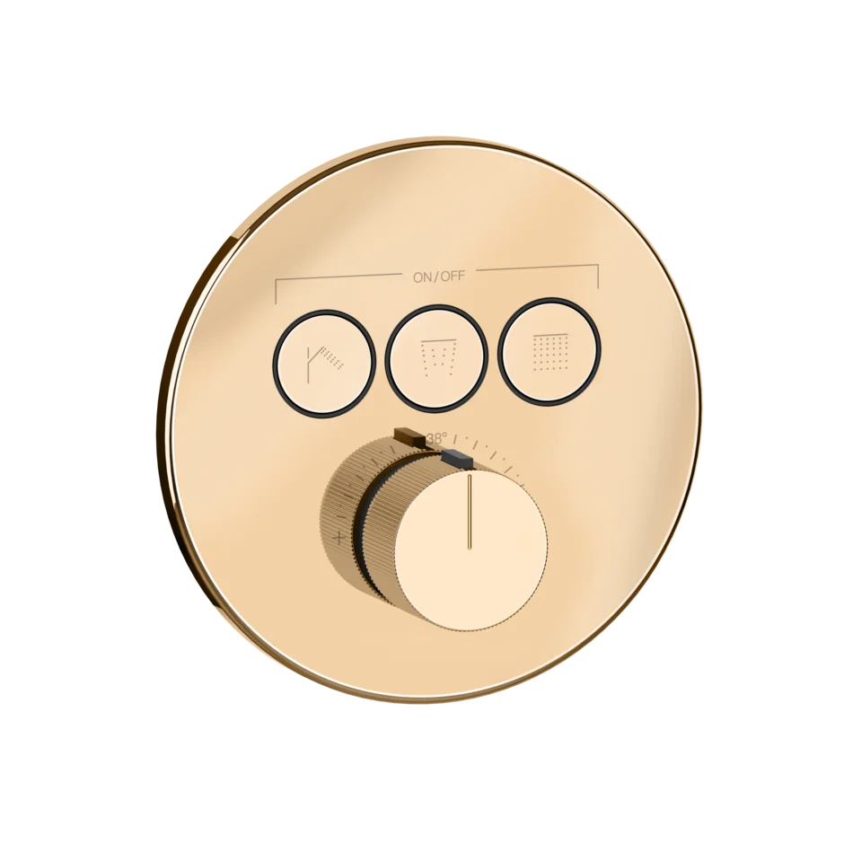 Смеситель для душа 38716 735 Gessi Hi-fi ТЕПЛАЯ БРОНЗА PVD 38716735