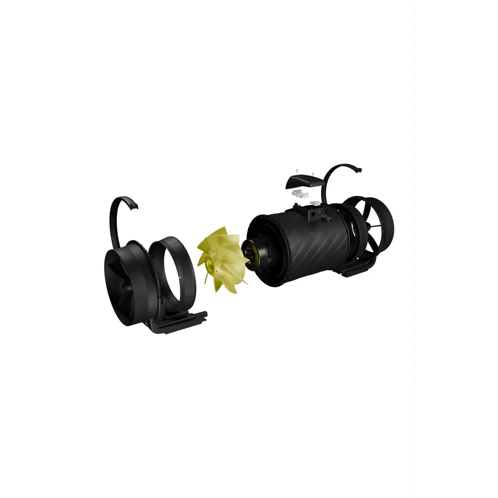 Вентилятор канальный центробежный Era Pro Mistral D200 мм 49 дБ 1130 м3/ч цвет черный STLM-2026978 - Вид №1