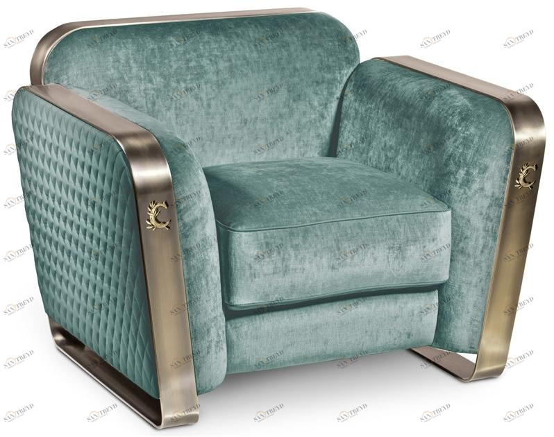 Cantori Бархатное кресло с подлокотниками Voyage sun-id-1368097