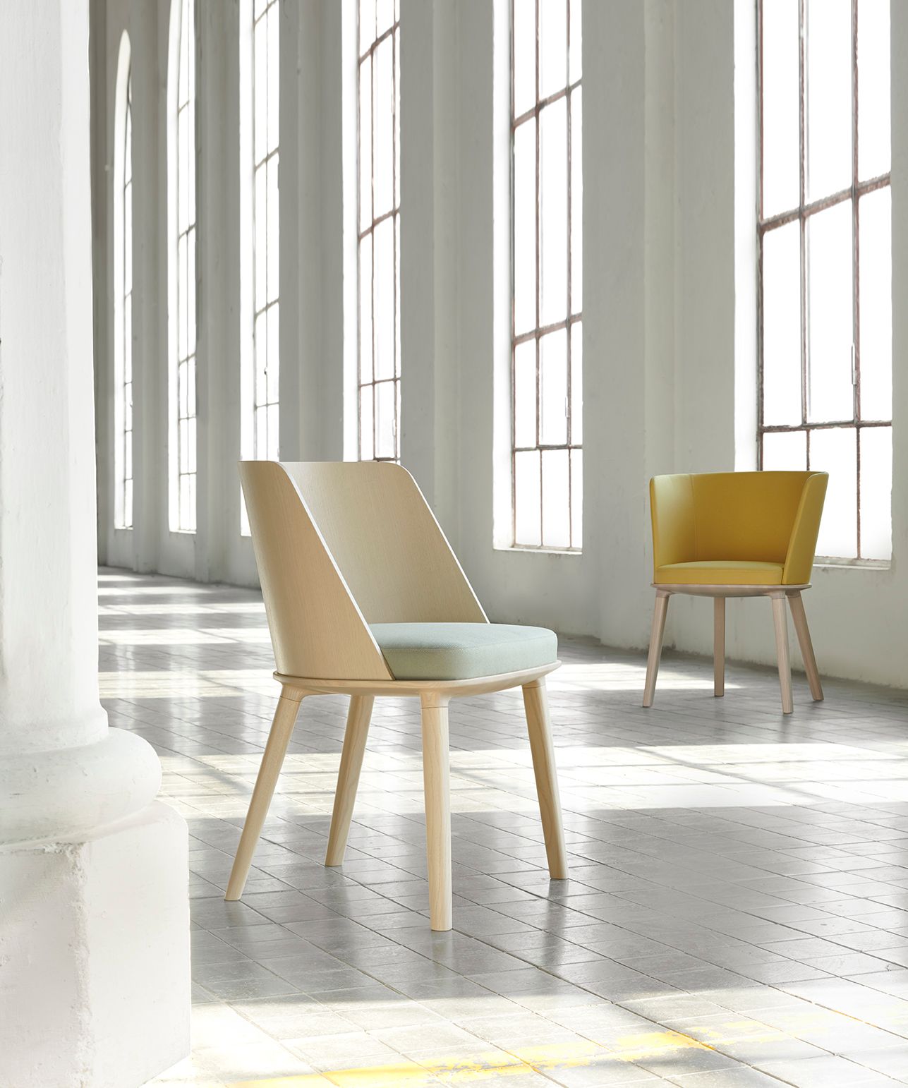 Деревянный стул с мягким сиденьем Very Wood Weekend ARCH-00107641 - Вид №1