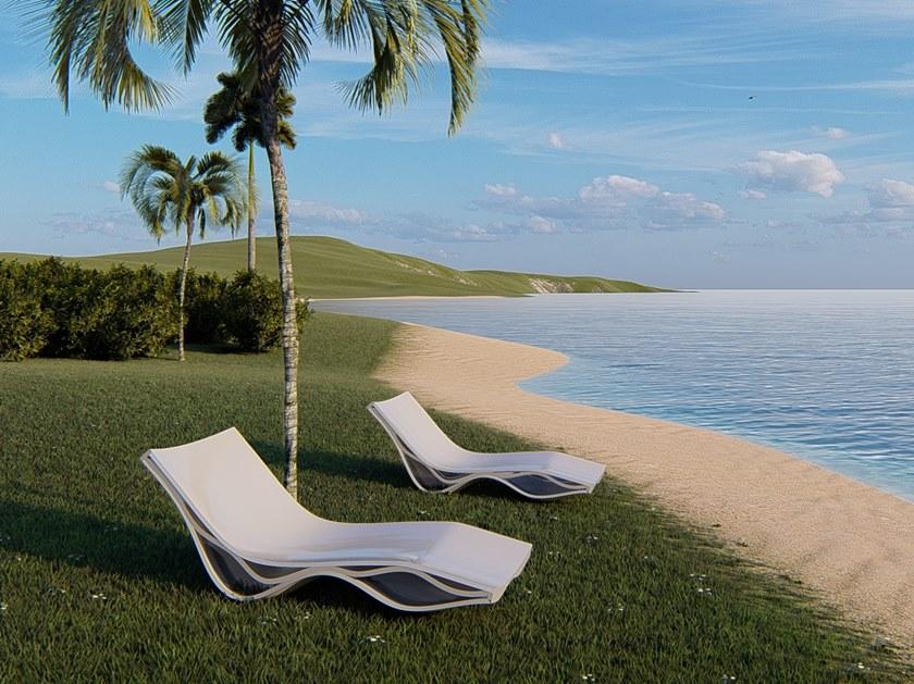 Concreative Садовая кушетка из бетона с 3d принтом  1903-048  - Вид №2