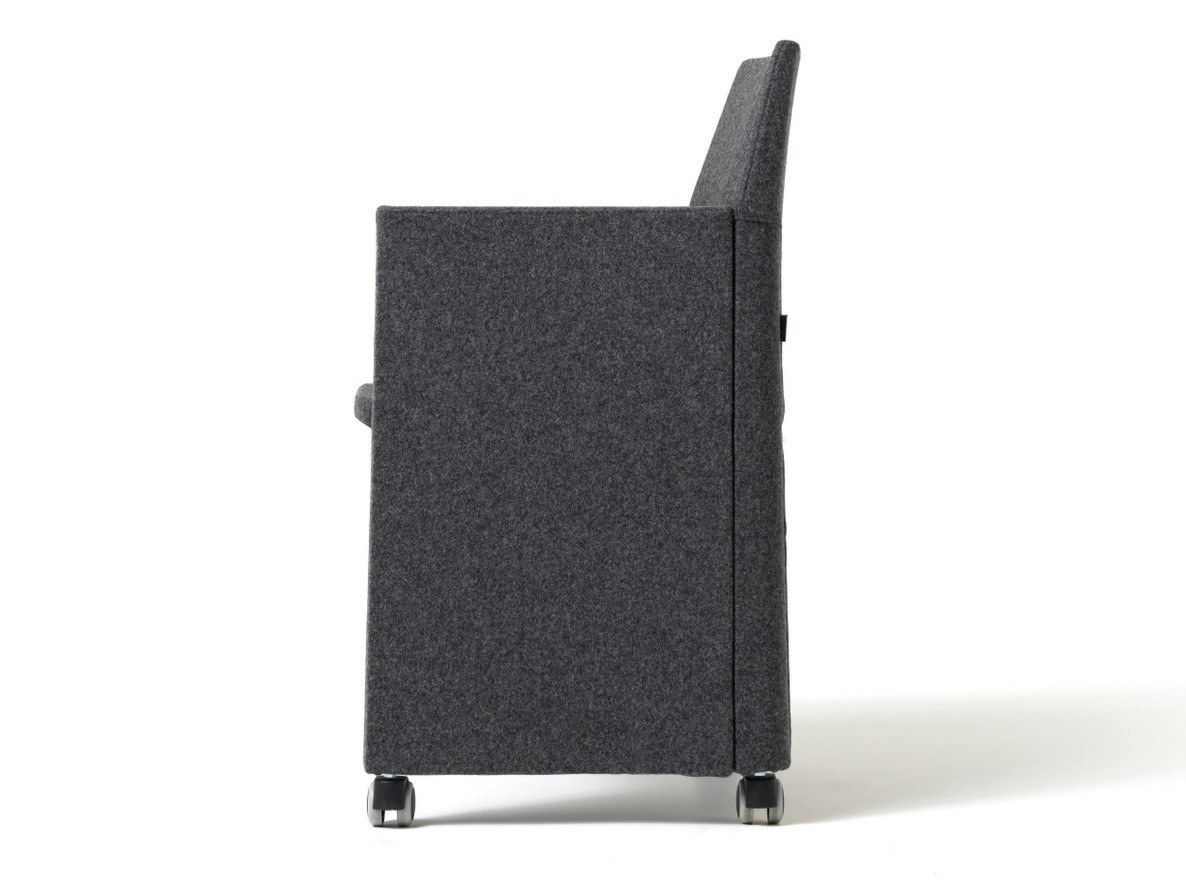 Тканевый стул для конференций с колесами Diemme оригами ARCH-00013996 - Вид №1