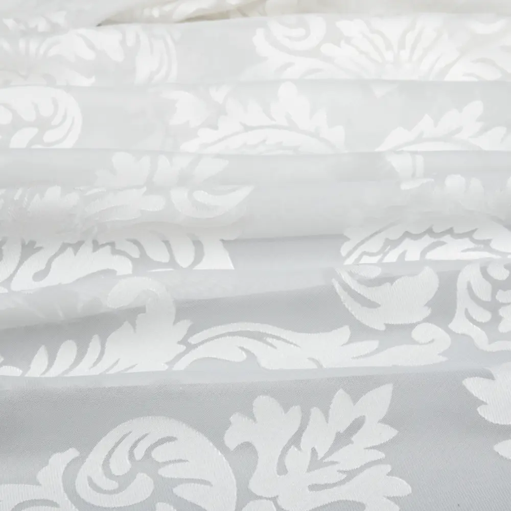 Тюль на ленте «Вензель» 250x280 см полиэстер вензель цвет экрю GARDEN STLM-2103822 - Вид №2