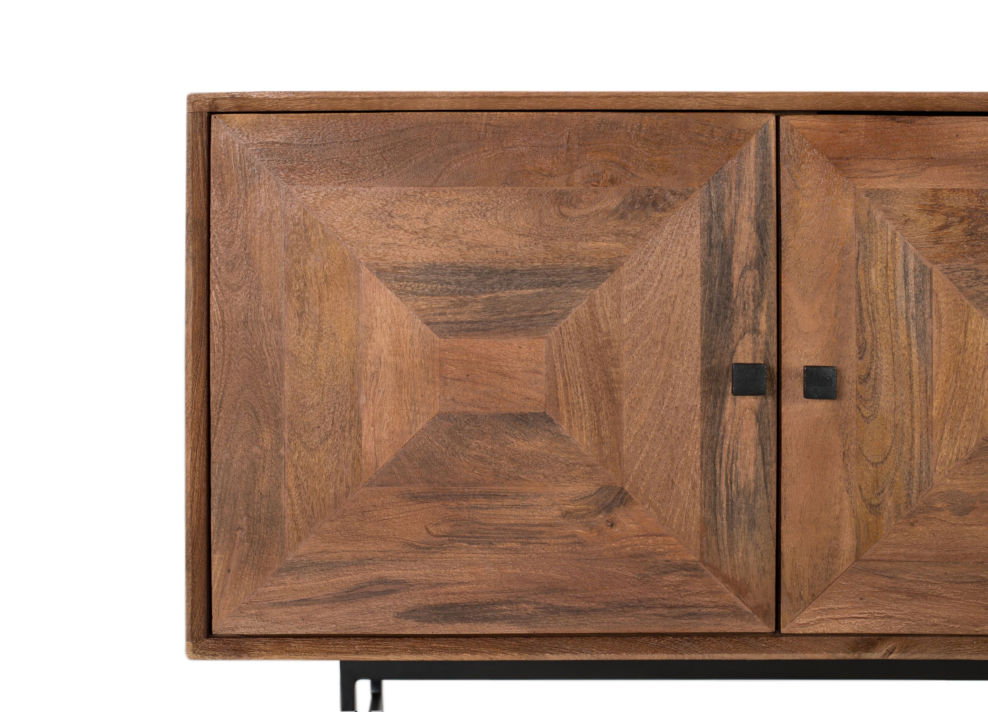 Низкий ТВ-шкаф в манго Giner y Colomer 1780 ARCH-00069386 - Вид №4