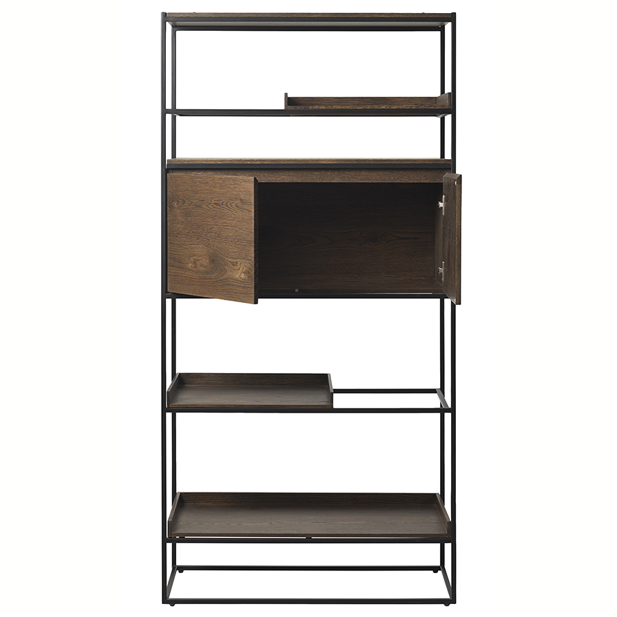 40833020 Шкаф книжный , rivoli, 90х38х180 см Unique Furniture  - Вид №4