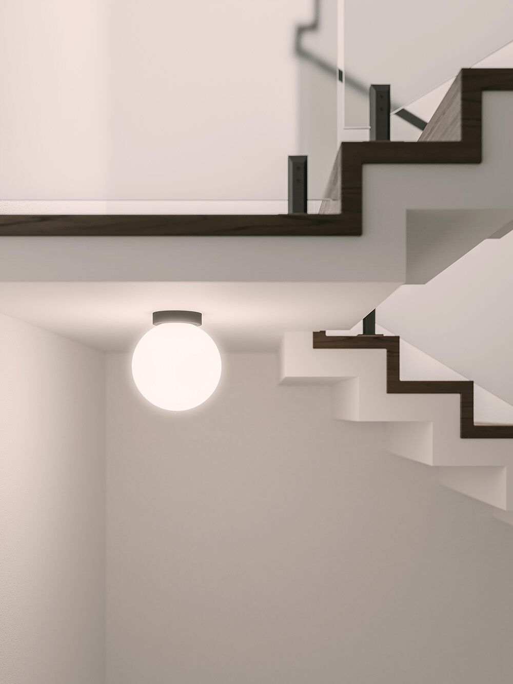 Потолочный светильник из дутого стекла с регулируемой яркостью NEMO астероид ARCH-00150762 - Вид №1