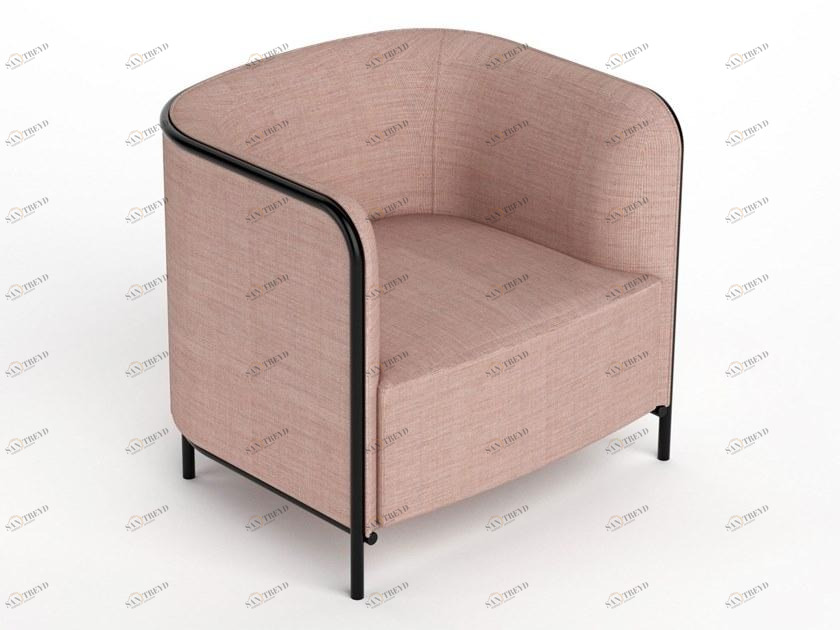 GABER Кресло из ткани с подлокотниками Place 280.