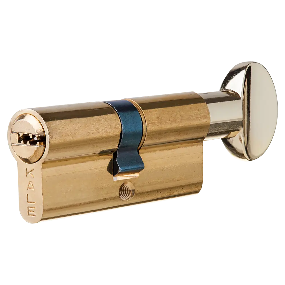 Цилиндр Kale 164SM-70-C-BP, 30х30 мм, ключ/вертушка, цвет золото 82394709 STLM-2108547 