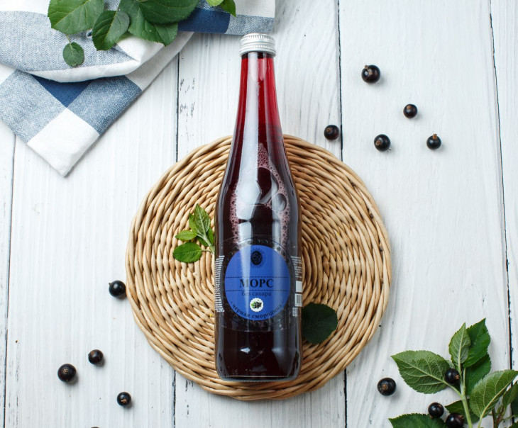 6460 Морс "Черная смородина" Вкусляндия 