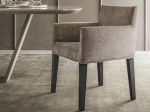 Casamilano Кресло со съемным чехлом из ткани с подлокотниками