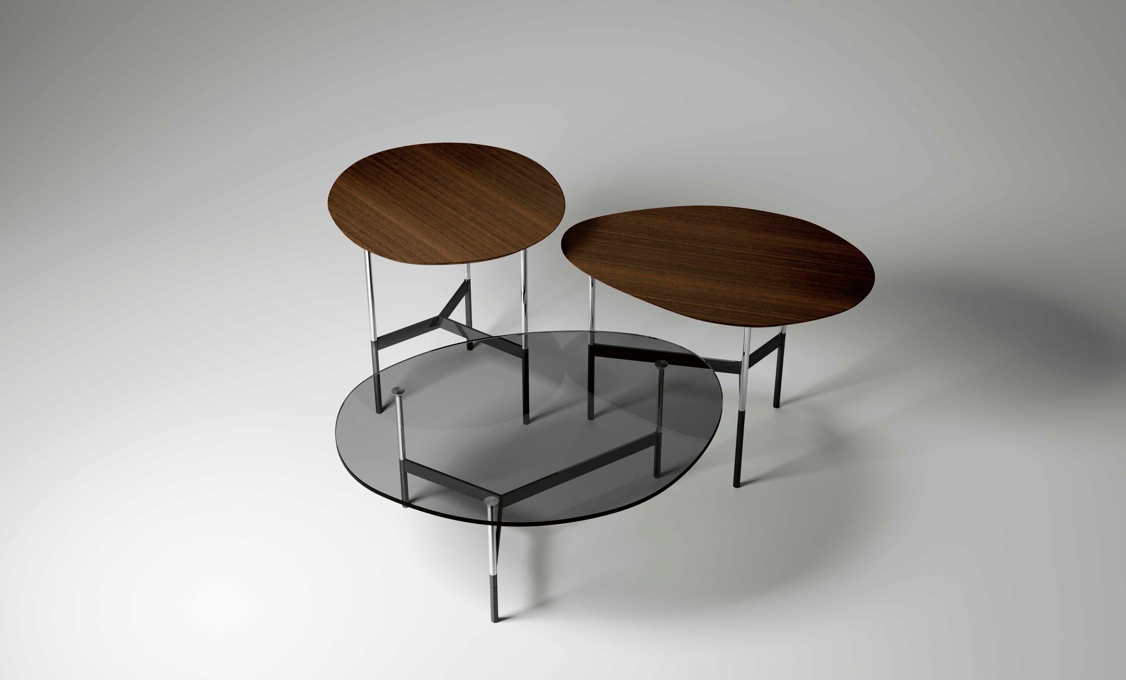 Журнальный столик с деревянным верхом Tonelli Design AFTER9 ARCH-00060199 - Вид №1