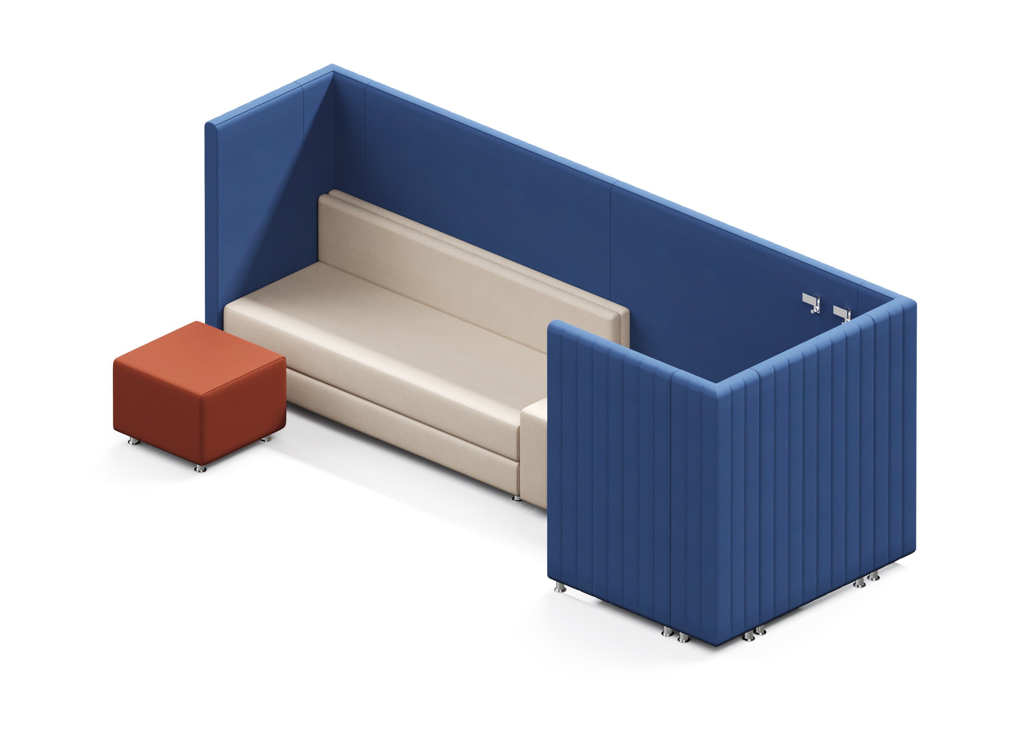 Секционный диван для контрактной ткани Adrenalina Maji Systems ARCH-00035706 - Вид №2