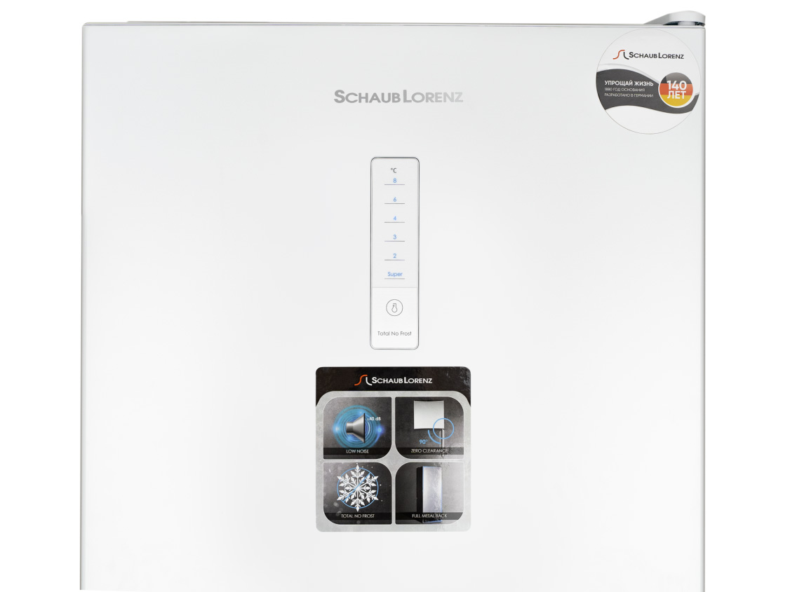9920934 Холодильник с морозильником   Schaub Lorenz SLU C188D0 W белый STDN-0056858 - Вид №6