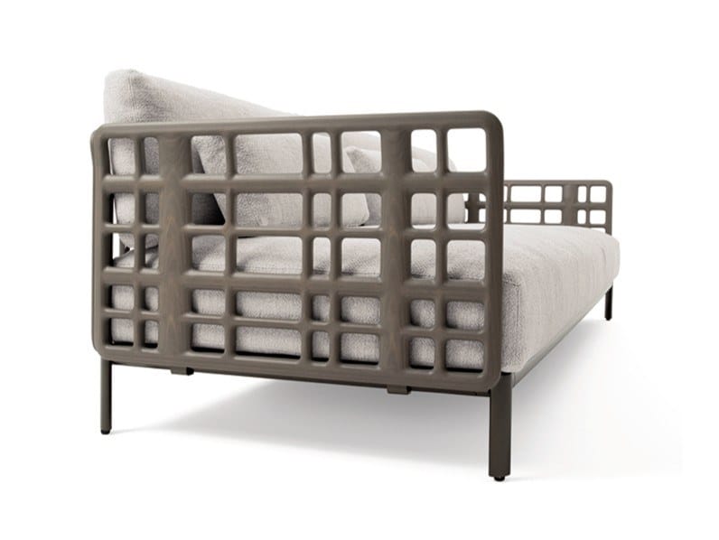 4-местный садовый диван из ткани и окрашенного металла Giorgetti Aldìa ARCH-00137710 - Вид №1