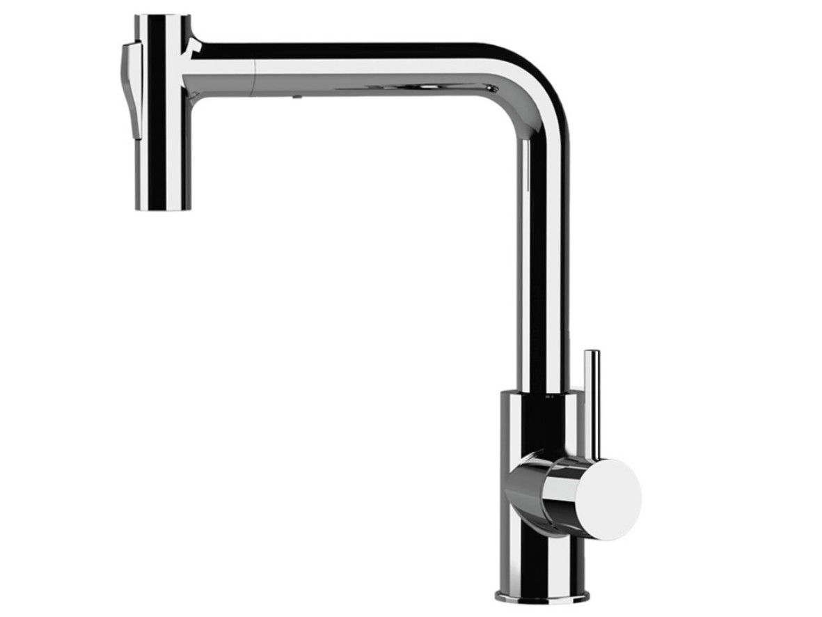 Смеситель для кухни на столешнице со съемным ручным душем Daniel Rubinetterie дизайн ARCH-00127934 - Вид №1