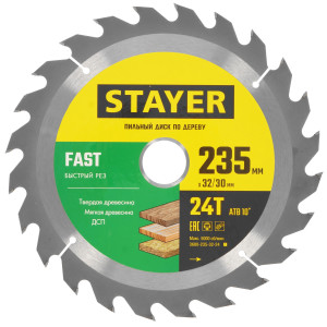 Диск пильный STAYER 3680-235-32-24_z01 9123042