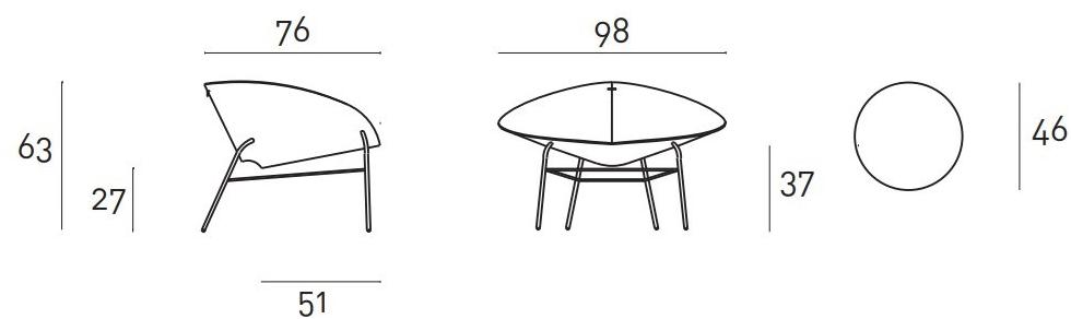 Living Divani Кресло из березы sun-id-1413694 - Вид №5
