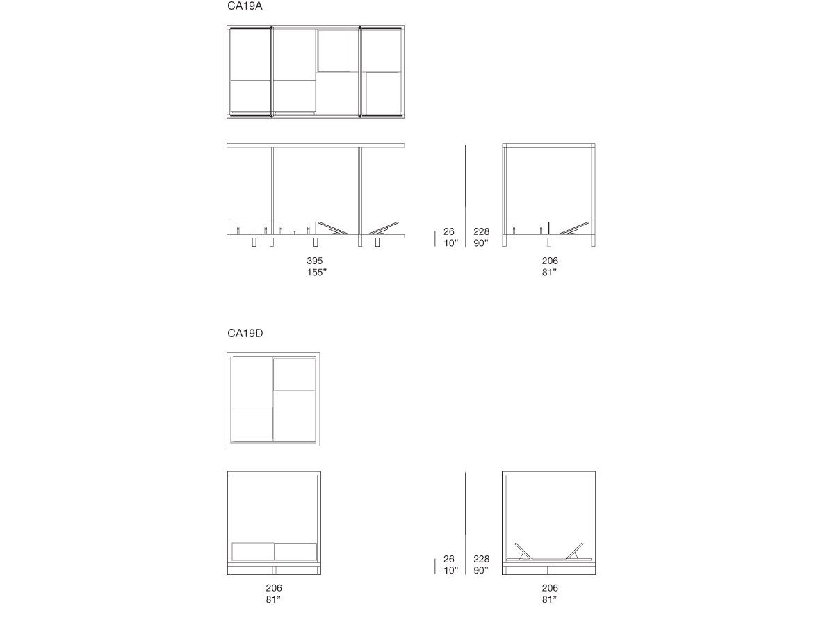 Садовая кровать с навесом из кедра с навесом Paola Lenti Toku ARCH-00042927 - Вид №4