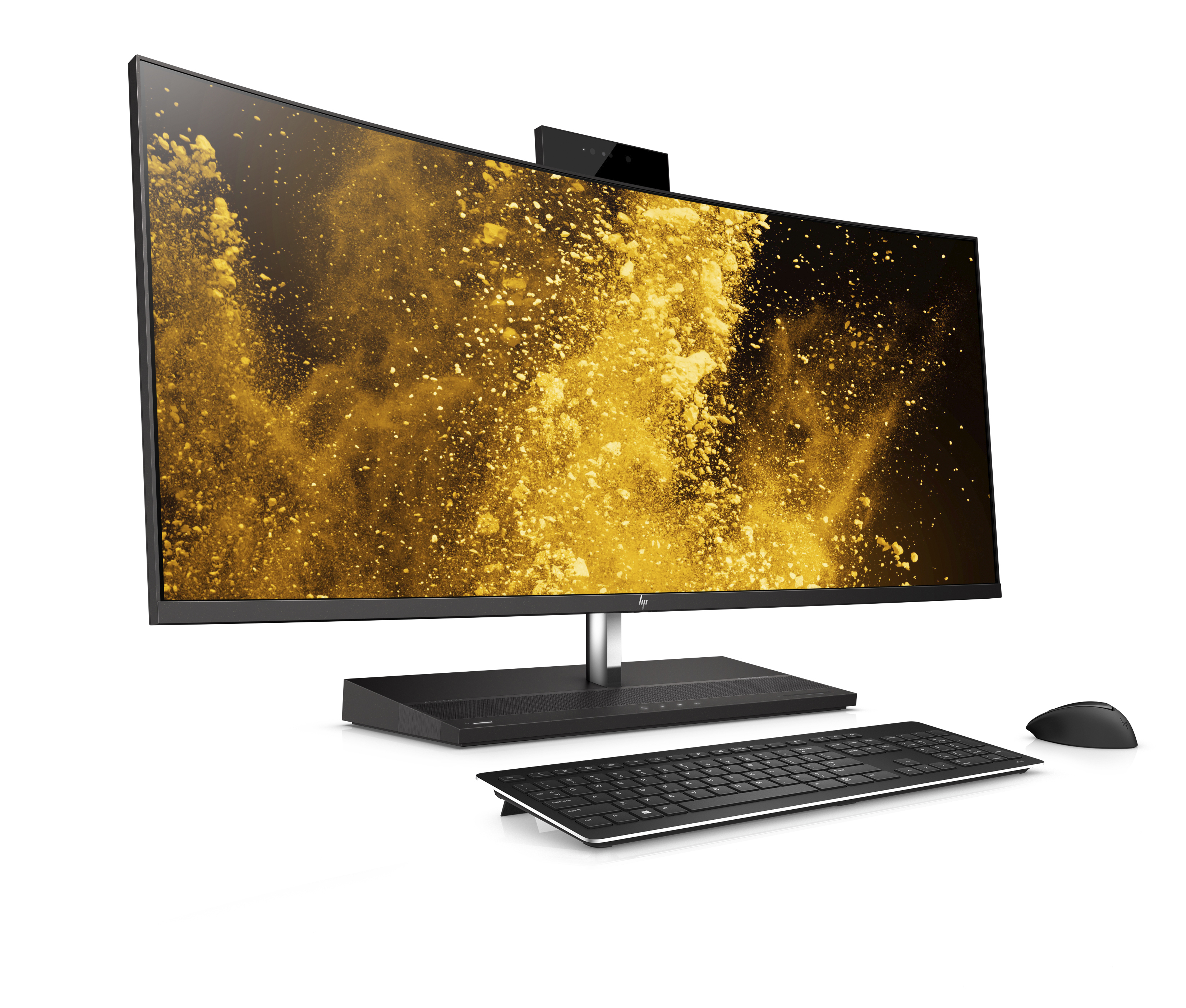 4PD92EA#ACB eliteone 1000 g2 aio nt 34" 34"(3440x1440 ips (матовый))/intel core i7 8700(3.2ghz)/16384mb/256ssdgb/bt/wifi/war 3y/w10pro + wireless slim kbd & mouse HP Santreyd  - Вид №2