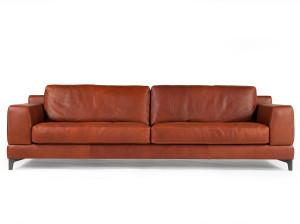 4-местный кожаный диван