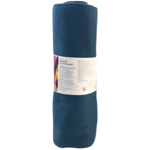 Плед «Яркость» 120х150 см флис цвет лазурный