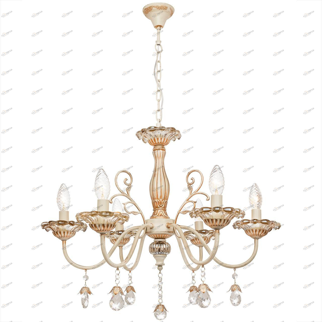 Подвесная люстра Silver Light Vivienne 735.51.6 SILVER LIGHT VIVIENNE 186702 Белый 