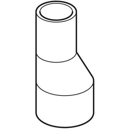 369.584.16.1 Переход эксцентриковый Geberit PE, длинный Geberit  - Вид №1