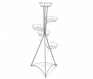 Подставка для цветов Kolonna 5 серый SHEFFILTON ПОДСТАВКИ ДЛЯ ЦВЕТОВ 014975 Серый