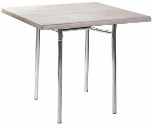 2678 Стол Tiramisu 80*80 Белое дерево R-HOME